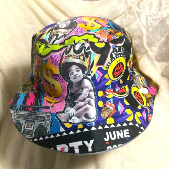 Accessories - 90’s theme unisex bucket hat NWOT